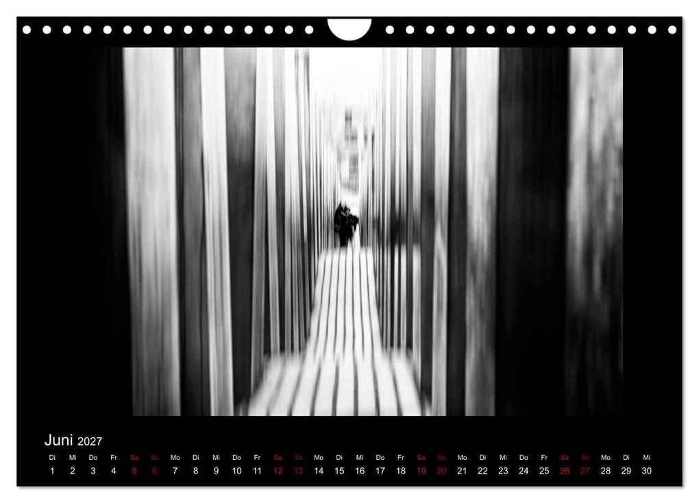 Weitere Ansicht: Strassenfotografie Berlin. schwarz/weiß - abstrakt - minimalistisch (Wandkalender 2027 DIN A4 quer), CALVENDO Monatskalender | Frank Andree, Calvendo