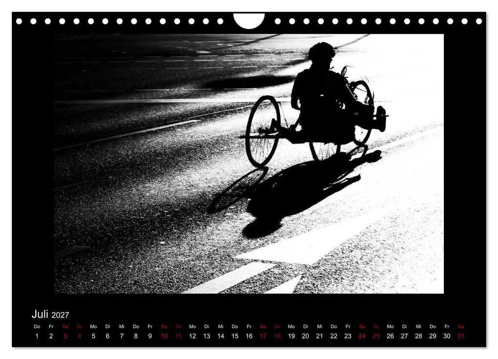 Weitere Ansicht: Strassenfotografie Berlin. schwarz/weiß - abstrakt - minimalistisch (Wandkalender 2027 DIN A4 quer), CALVENDO Monatskalender | Frank Andree, Calvendo