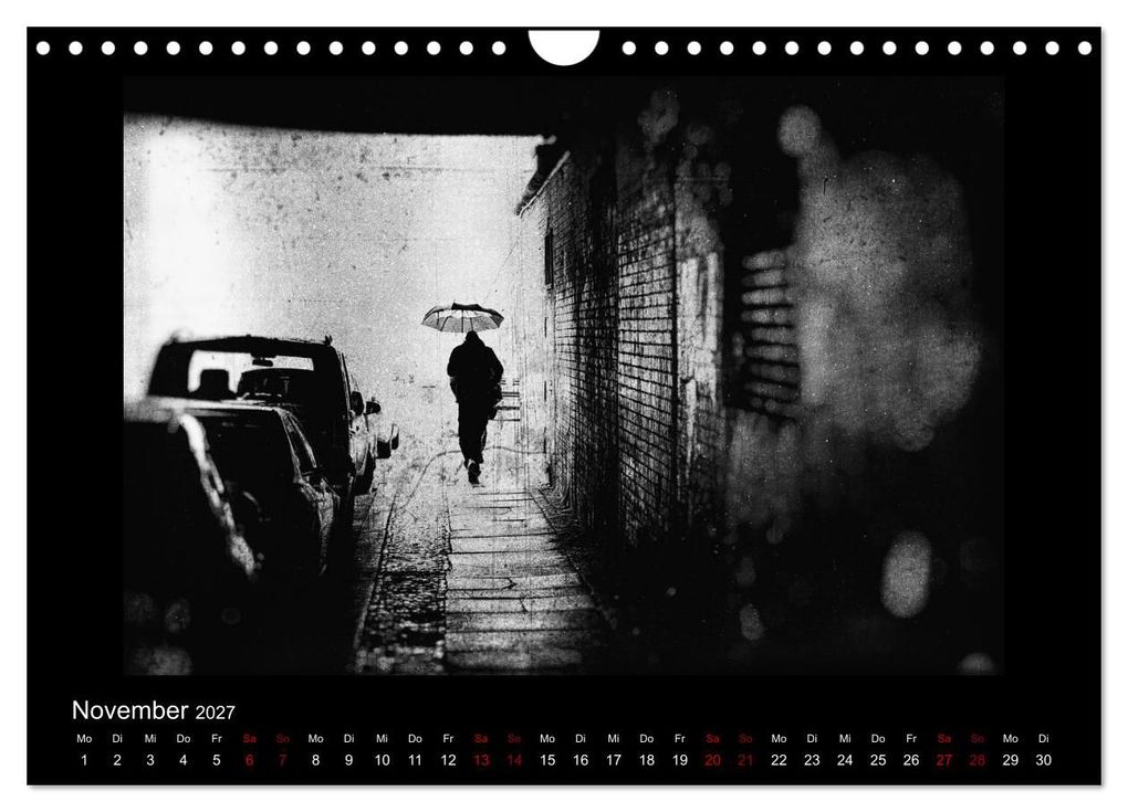 Weitere Ansicht: Strassenfotografie Berlin. schwarz/weiß - abstrakt - minimalistisch (Wandkalender 2027 DIN A4 quer), CALVENDO Monatskalender | Frank Andree, Calvendo