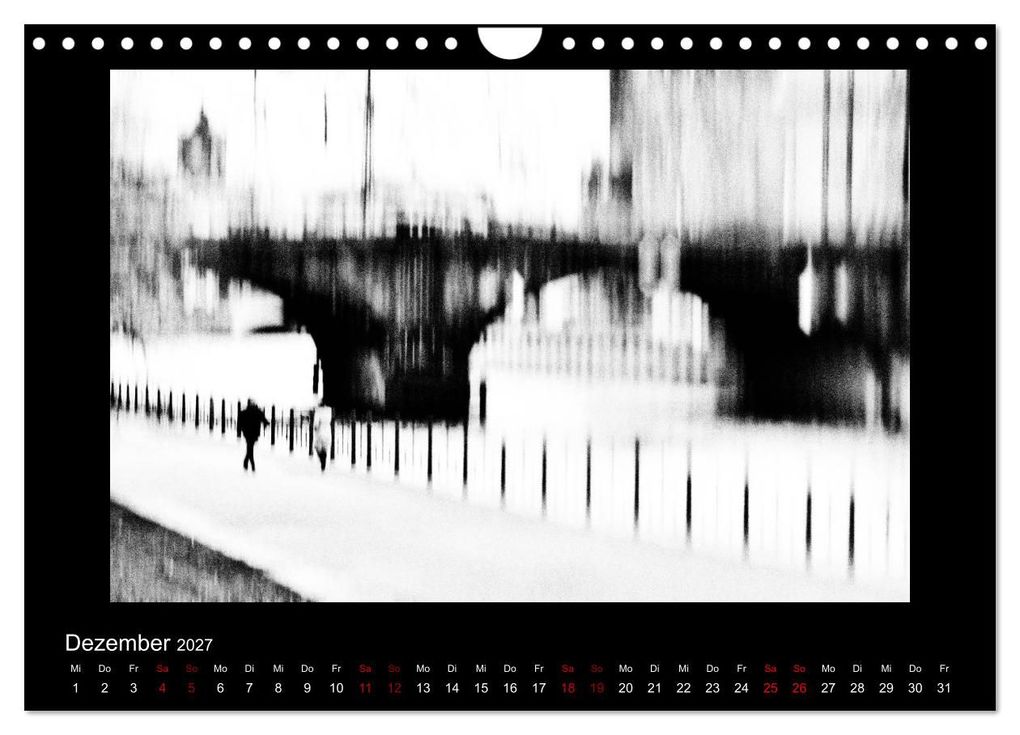 Weitere Ansicht: Strassenfotografie Berlin. schwarz/weiß - abstrakt - minimalistisch (Wandkalender 2027 DIN A4 quer), CALVENDO Monatskalender | Frank Andree, Calvendo