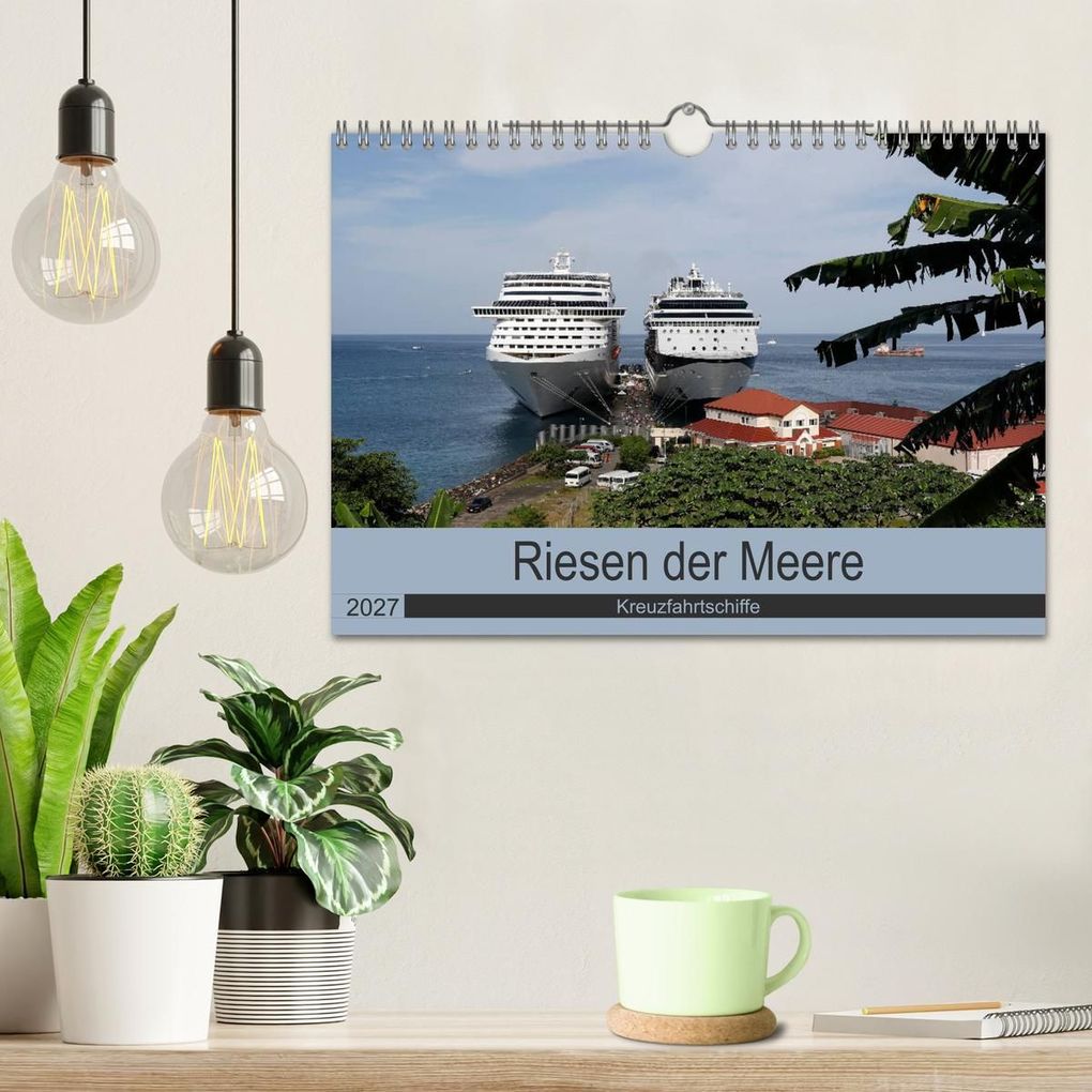 Weitere Ansicht: Riesen der Meere - Kreuzfahrtschiffe (Wandkalender 2027 DIN A4 quer), CALVENDO Monatskalender | Frank Gayde, Calvendo