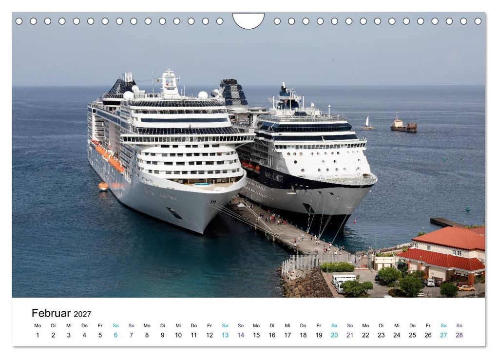 Weitere Ansicht: Riesen der Meere - Kreuzfahrtschiffe (Wandkalender 2027 DIN A4 quer), CALVENDO Monatskalender | Frank Gayde, Calvendo