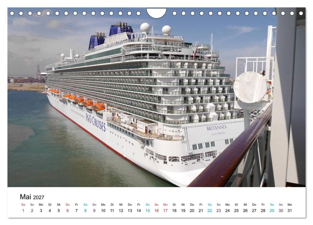Weitere Ansicht: Riesen der Meere - Kreuzfahrtschiffe (Wandkalender 2027 DIN A4 quer), CALVENDO Monatskalender | Frank Gayde, Calvendo