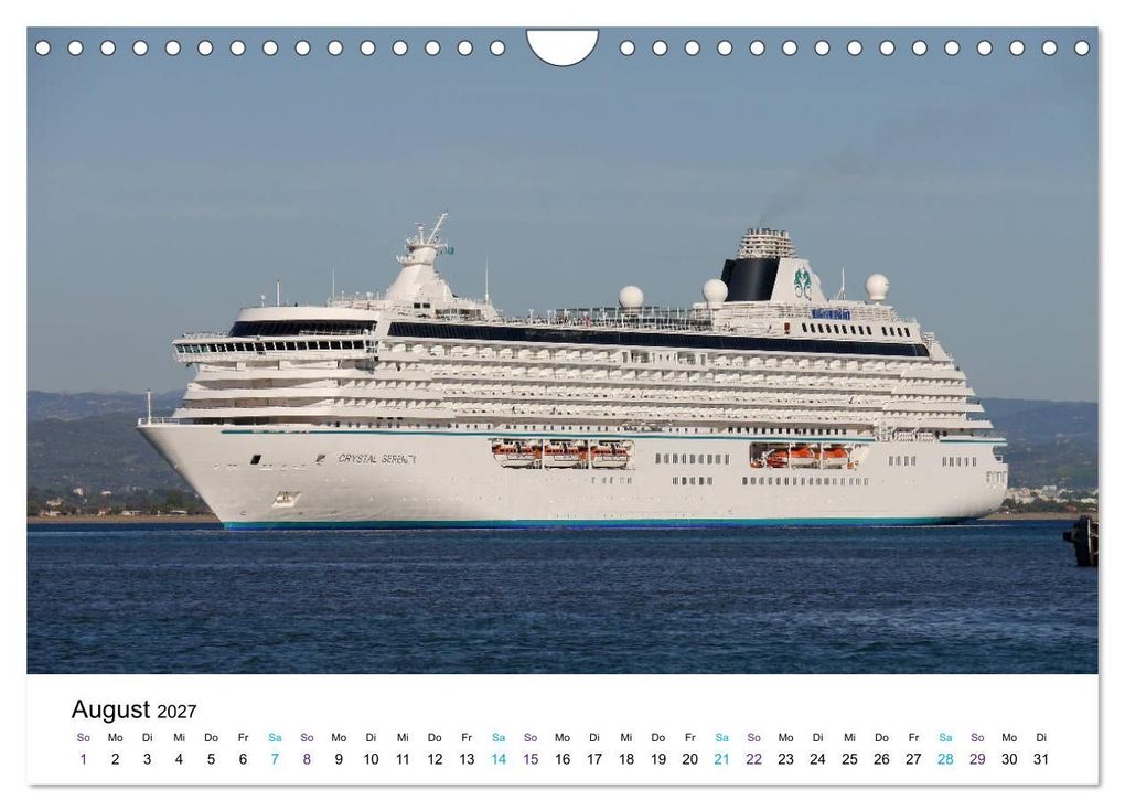 Weitere Ansicht: Riesen der Meere - Kreuzfahrtschiffe (Wandkalender 2027 DIN A4 quer), CALVENDO Monatskalender | Frank Gayde, Calvendo