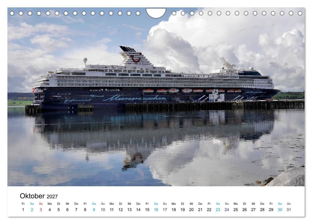 Weitere Ansicht: Riesen der Meere - Kreuzfahrtschiffe (Wandkalender 2027 DIN A4 quer), CALVENDO Monatskalender | Frank Gayde, Calvendo
