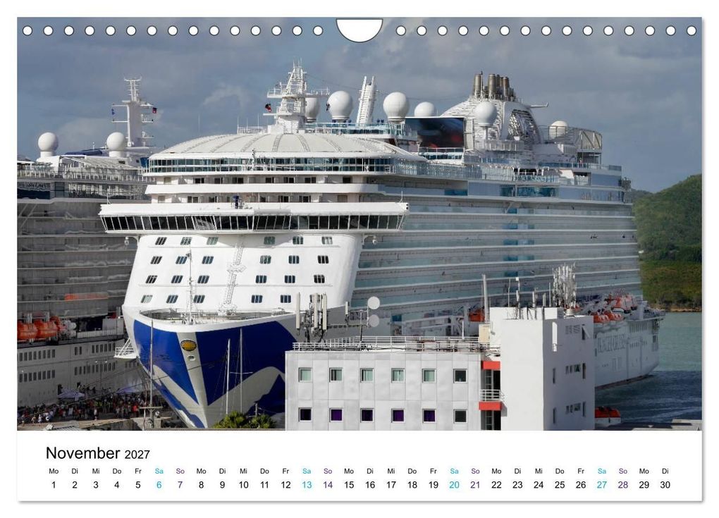 Weitere Ansicht: Riesen der Meere - Kreuzfahrtschiffe (Wandkalender 2027 DIN A4 quer), CALVENDO Monatskalender | Frank Gayde, Calvendo