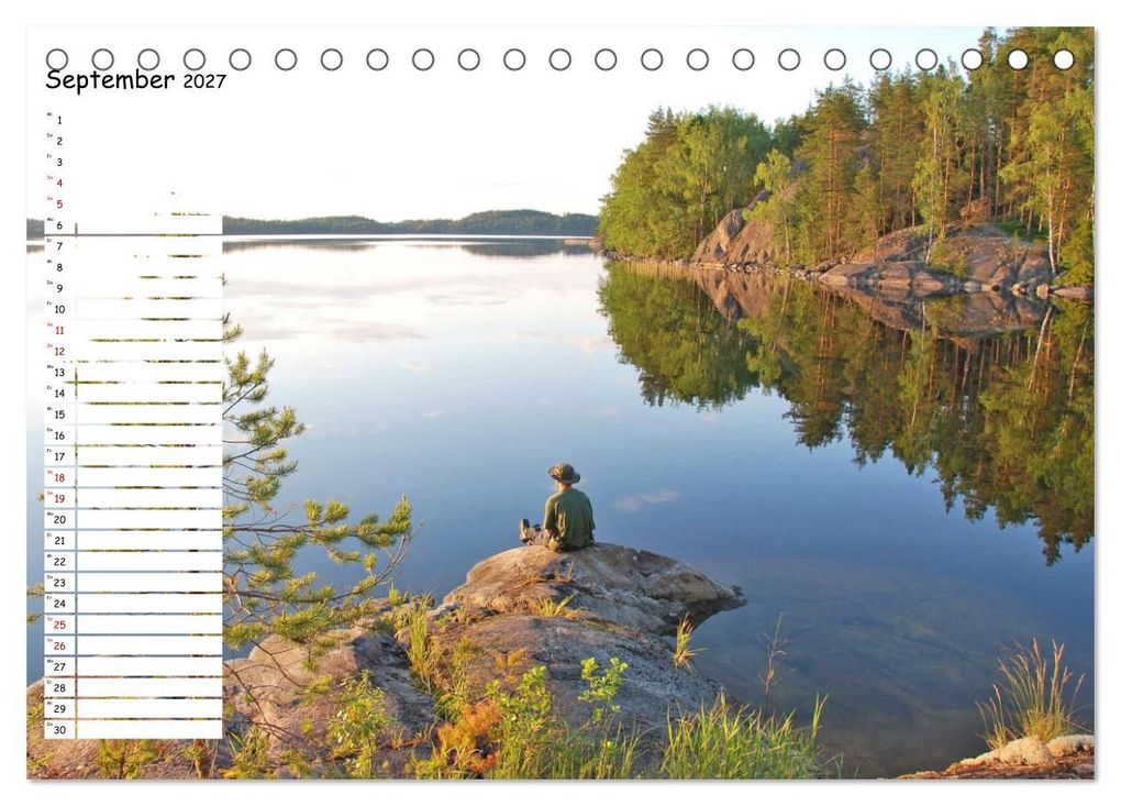 Weitere Ansicht: Einsame Natur - Terminkalender (Tischkalender 2027 DIN A5 quer), CALVENDO Monatskalender | Anita Berger, Calvendo