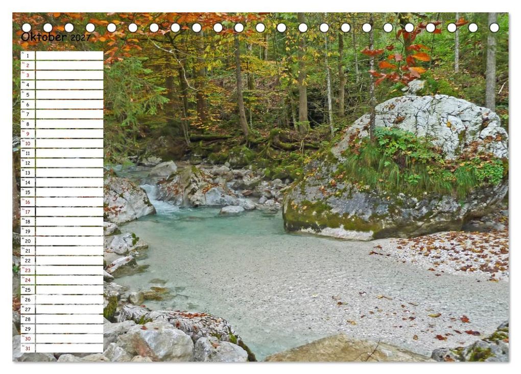 Weitere Ansicht: Einsame Natur - Terminkalender (Tischkalender 2027 DIN A5 quer), CALVENDO Monatskalender | Anita Berger, Calvendo