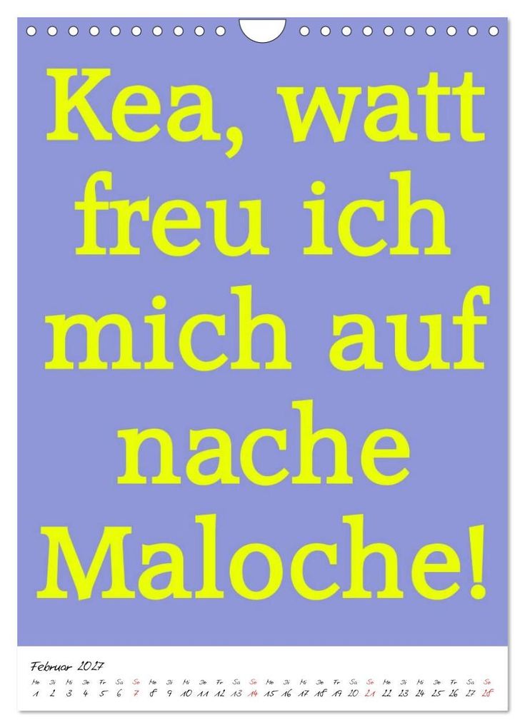 Weitere Ansicht: Sprüche ausm Pott (Wandkalender 2027 DIN A4 hoch), CALVENDO Monatskalender | Christine Daus, Calvendo
