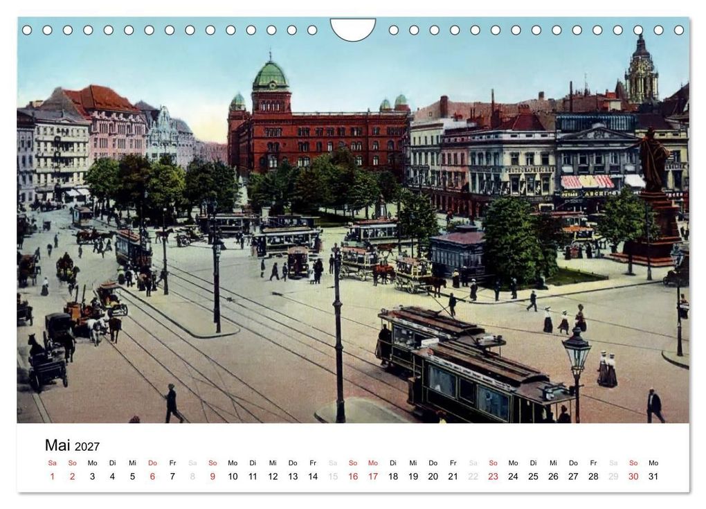 Weitere Ansicht: Farbige Grüße aus dem alten Berlin - Die schönsten Postkarten der Kaiserzeit (Wandkalender 2027 DIN A4 quer), CALVENDO Monatskalender | Reiner Silberstein, Calvendo