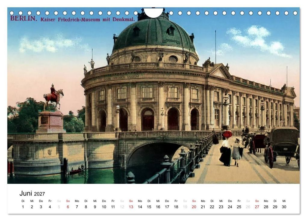 Weitere Ansicht: Farbige Grüße aus dem alten Berlin - Die schönsten Postkarten der Kaiserzeit (Wandkalender 2027 DIN A4 quer), CALVENDO Monatskalender | Reiner Silberstein, Calvendo