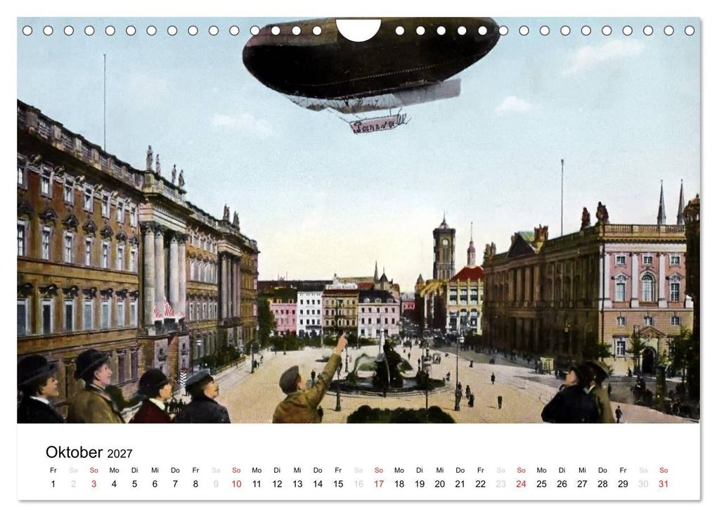 Weitere Ansicht: Farbige Grüße aus dem alten Berlin - Die schönsten Postkarten der Kaiserzeit (Wandkalender 2027 DIN A4 quer), CALVENDO Monatskalender | Reiner Silberstein, Calvendo