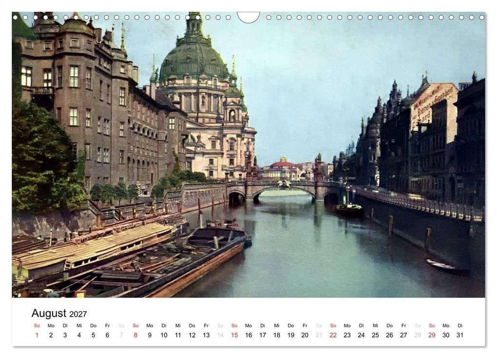 Weitere Ansicht: Farbige Grüße aus dem alten Berlin - Die schönsten Postkarten der Kaiserzeit (Wandkalender 2027 DIN A3 quer), CALVENDO Monatskalender | Reiner Silberstein, Calvendo