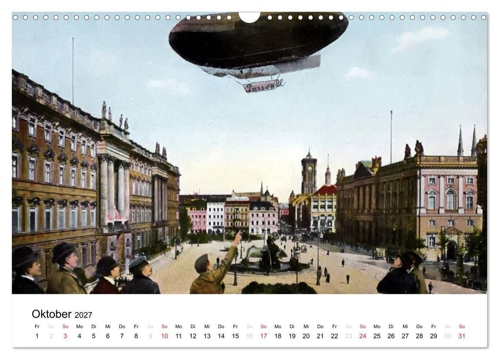 Weitere Ansicht: Farbige Grüße aus dem alten Berlin - Die schönsten Postkarten der Kaiserzeit (Wandkalender 2027 DIN A3 quer), CALVENDO Monatskalender | Reiner Silberstein, Calvendo
