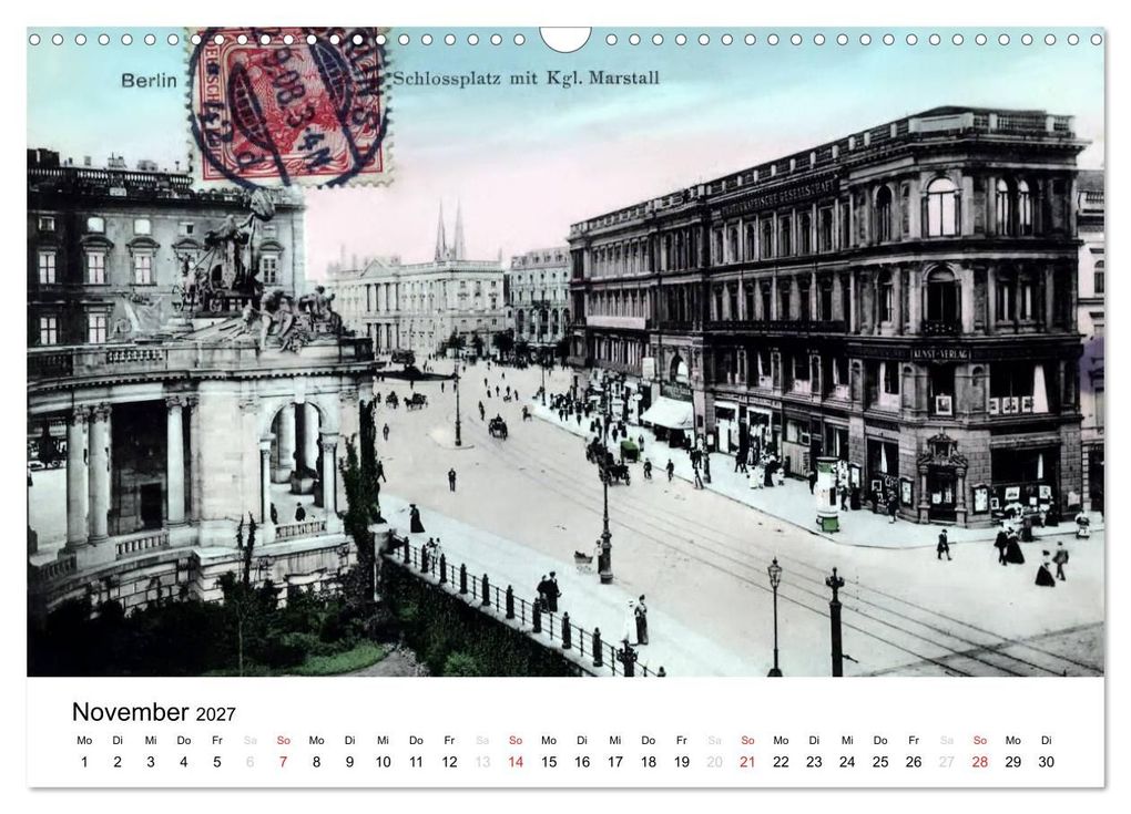 Weitere Ansicht: Farbige Grüße aus dem alten Berlin - Die schönsten Postkarten der Kaiserzeit (Wandkalender 2027 DIN A3 quer), CALVENDO Monatskalender | Reiner Silberstein, Calvendo