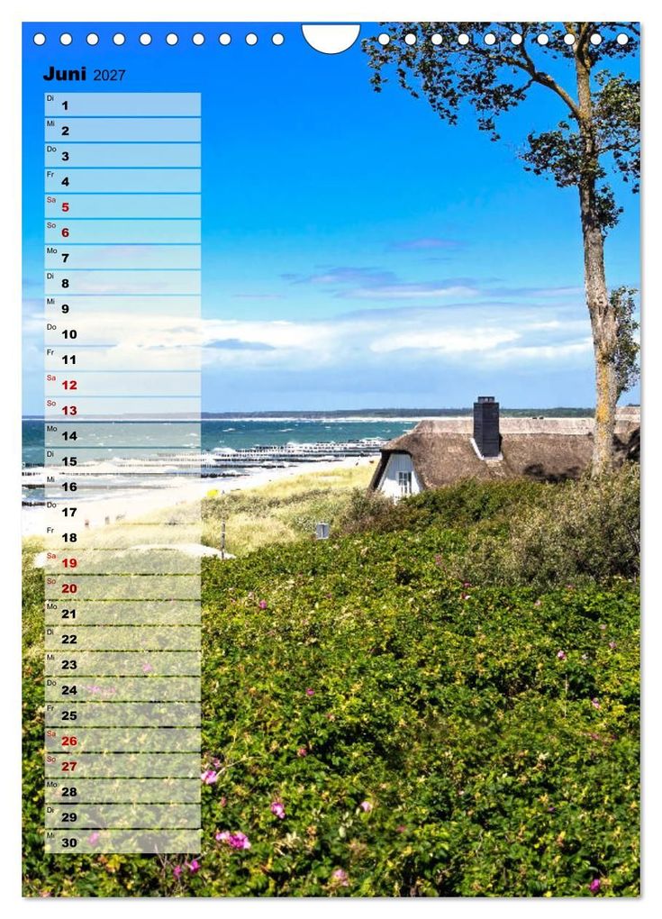 Weitere Ansicht: An der See Geburtstagsplaner (Wandkalender 2027 DIN A4 hoch), CALVENDO Monatskalender | Andrea Dreegmeyer, Calvendo