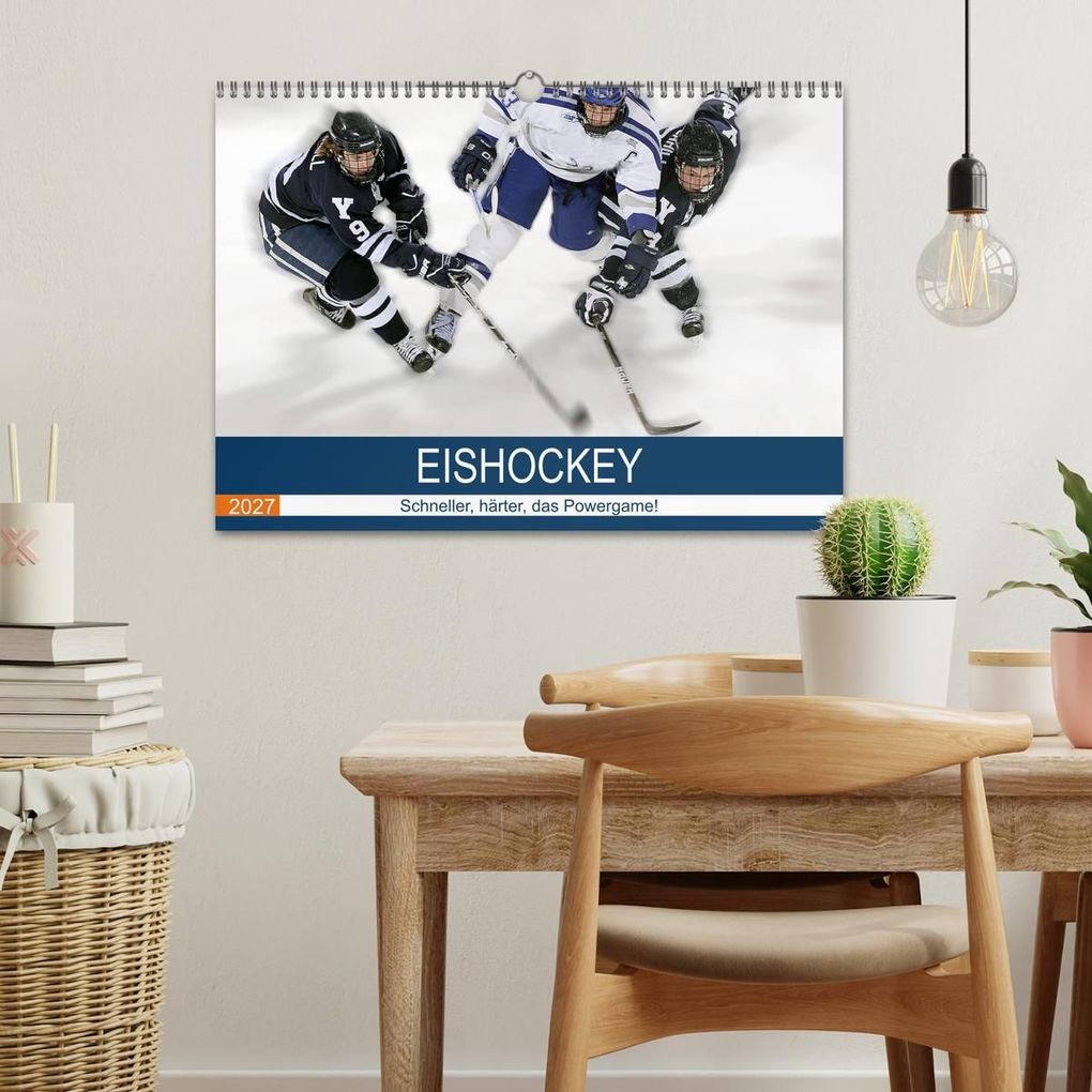 Weitere Ansicht: Eishockey! Schneller, härter, das Powergame! (Wandkalender 2027 DIN A3 quer), CALVENDO Monatskalender | Boris Robert, Calvendo