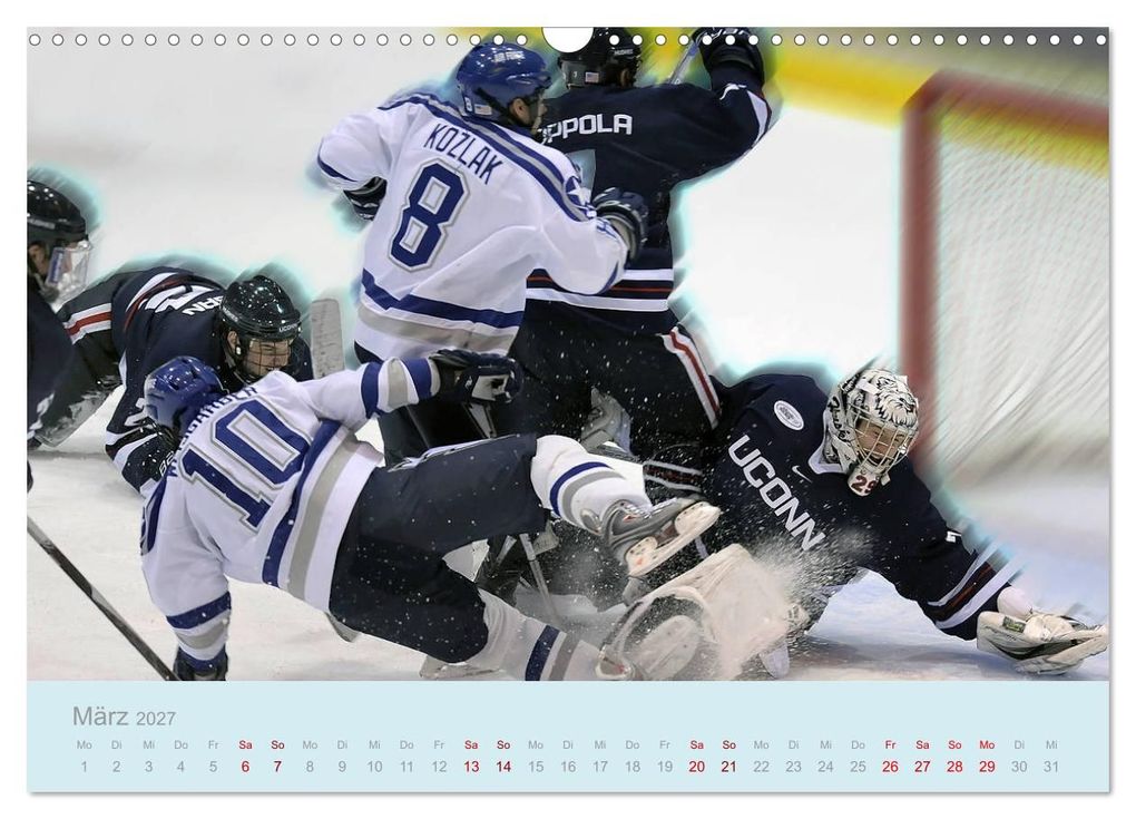 Weitere Ansicht: Eishockey! Schneller, härter, das Powergame! (Wandkalender 2027 DIN A3 quer), CALVENDO Monatskalender | Boris Robert, Calvendo
