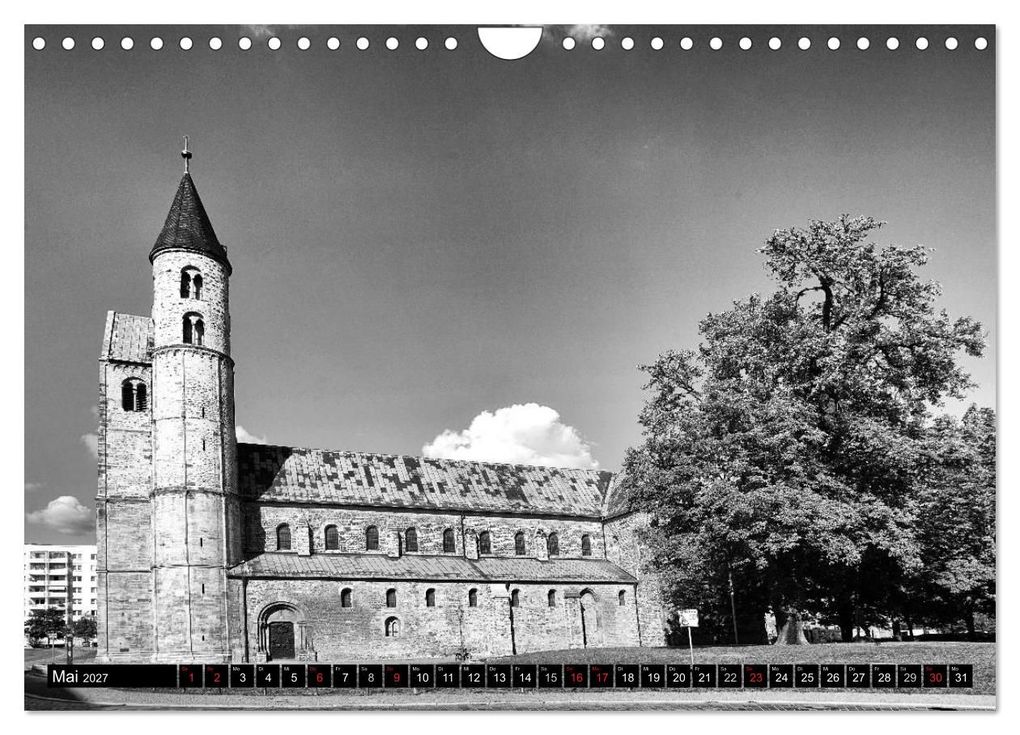 Weitere Ansicht: Magdeburg in Schwarz - Weiß (Wandkalender 2027 DIN A4 quer), CALVENDO Monatskalender | Beate Bussenius, Calvendo