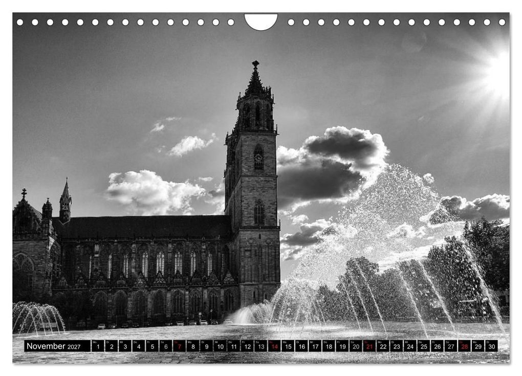 Weitere Ansicht: Magdeburg in Schwarz - Weiß (Wandkalender 2027 DIN A4 quer), CALVENDO Monatskalender | Beate Bussenius, Calvendo