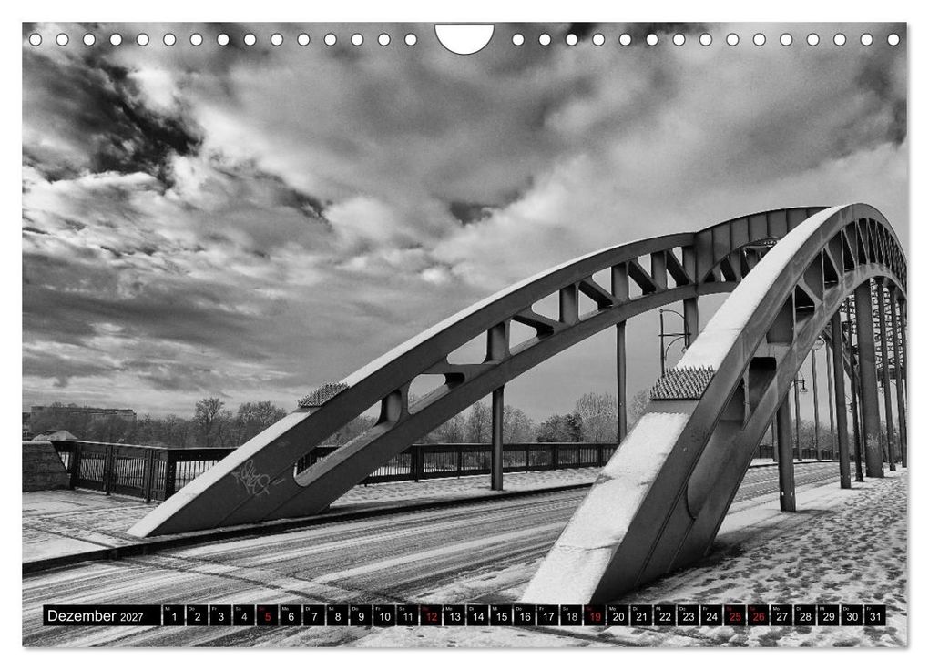 Weitere Ansicht: Magdeburg in Schwarz - Weiß (Wandkalender 2027 DIN A4 quer), CALVENDO Monatskalender | Beate Bussenius, Calvendo