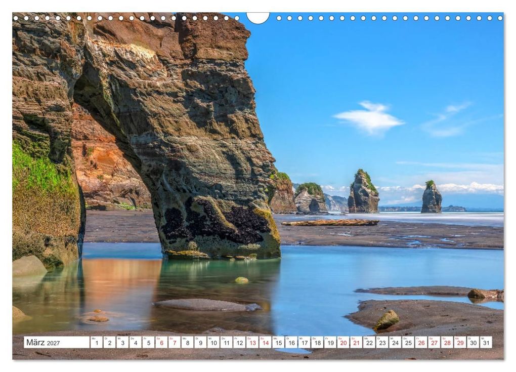 Weitere Ansicht: Neuseeland Nordinsel - Das Land der Hobbits und Vulkane (Wandkalender 2027 DIN A3 quer), CALVENDO Monatskalender | Joana Kruse, Calvendo