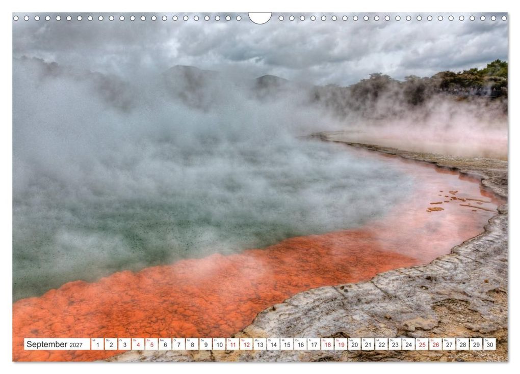 Weitere Ansicht: Neuseeland Nordinsel - Das Land der Hobbits und Vulkane (Wandkalender 2027 DIN A3 quer), CALVENDO Monatskalender | Joana Kruse, Calvendo