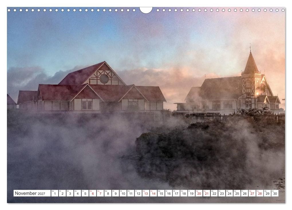 Weitere Ansicht: Neuseeland Nordinsel - Das Land der Hobbits und Vulkane (Wandkalender 2027 DIN A3 quer), CALVENDO Monatskalender | Joana Kruse, Calvendo