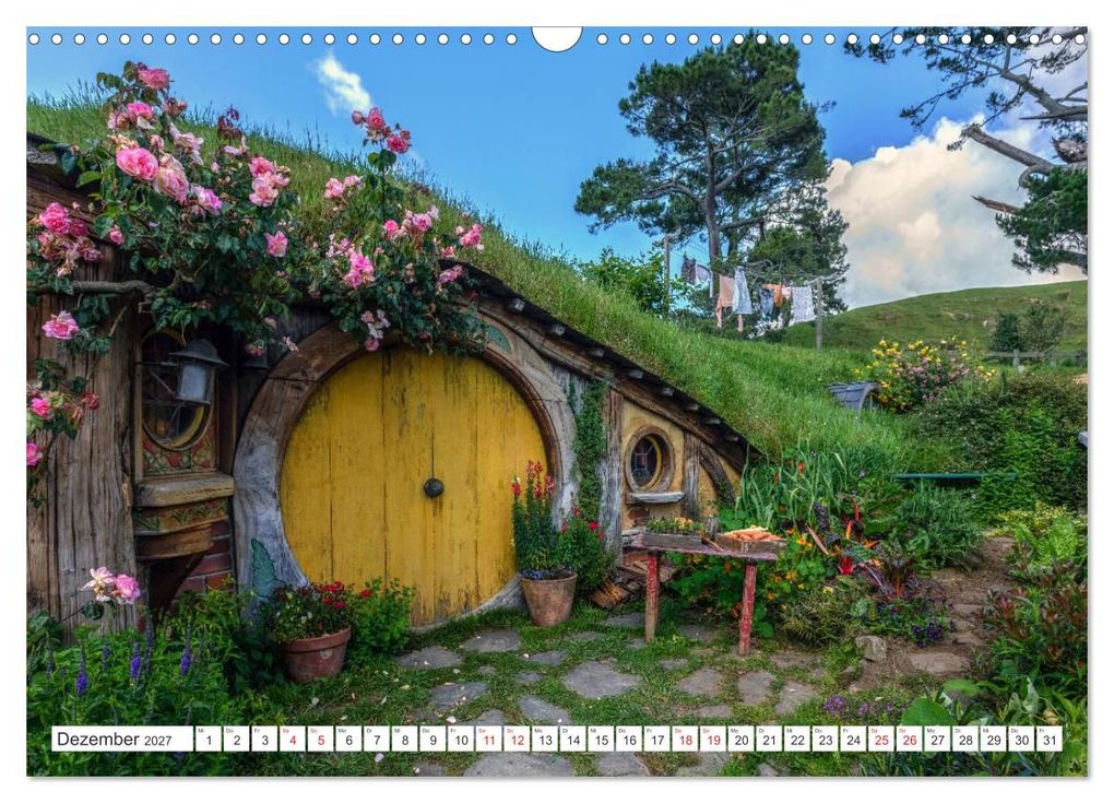 Weitere Ansicht: Neuseeland Nordinsel - Das Land der Hobbits und Vulkane (Wandkalender 2027 DIN A3 quer), CALVENDO Monatskalender | Joana Kruse, Calvendo
