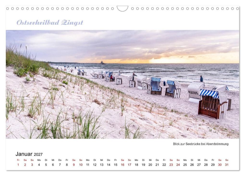 Weitere Ansicht: Panorama-Blick Fischland-Darss-Zingst (Wandkalender 2027 DIN A3 quer), CALVENDO Monatskalender | Andrea Dreegmeyer, Calvendo