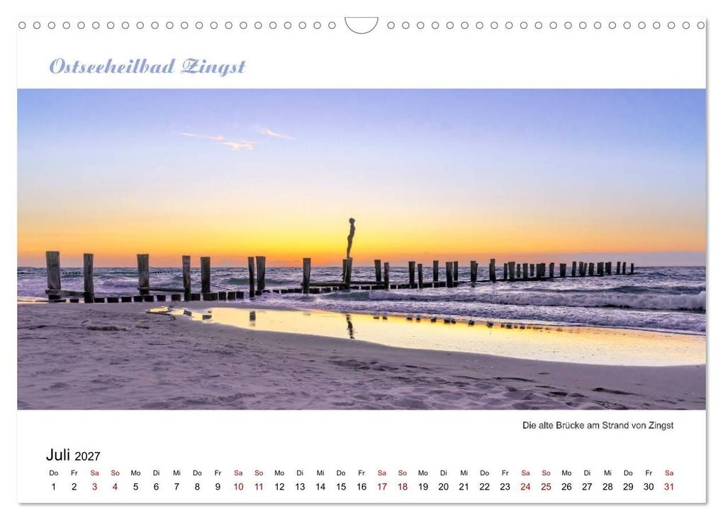 Weitere Ansicht: Panorama-Blick Fischland-Darss-Zingst (Wandkalender 2027 DIN A3 quer), CALVENDO Monatskalender | Andrea Dreegmeyer, Calvendo