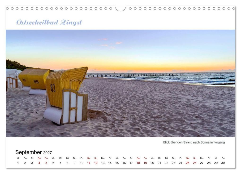 Weitere Ansicht: Panorama-Blick Fischland-Darss-Zingst (Wandkalender 2027 DIN A3 quer), CALVENDO Monatskalender | Andrea Dreegmeyer, Calvendo