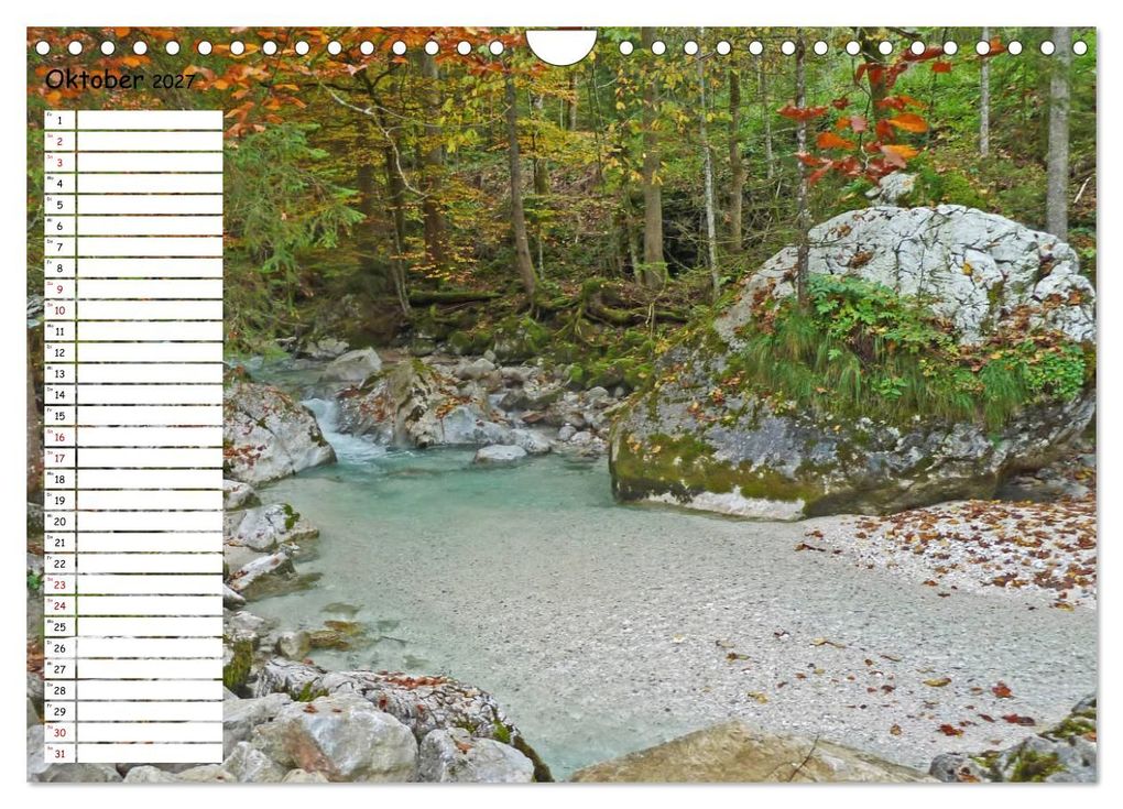 Weitere Ansicht: Einsame Natur - Terminkalender (Wandkalender 2027 DIN A4 quer), CALVENDO Monatskalender | Anita Berger, Calvendo