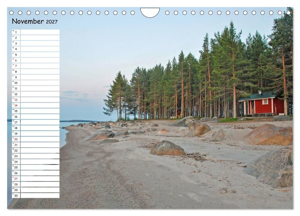 Weitere Ansicht: Einsame Natur - Terminkalender (Wandkalender 2027 DIN A4 quer), CALVENDO Monatskalender | Anita Berger, Calvendo