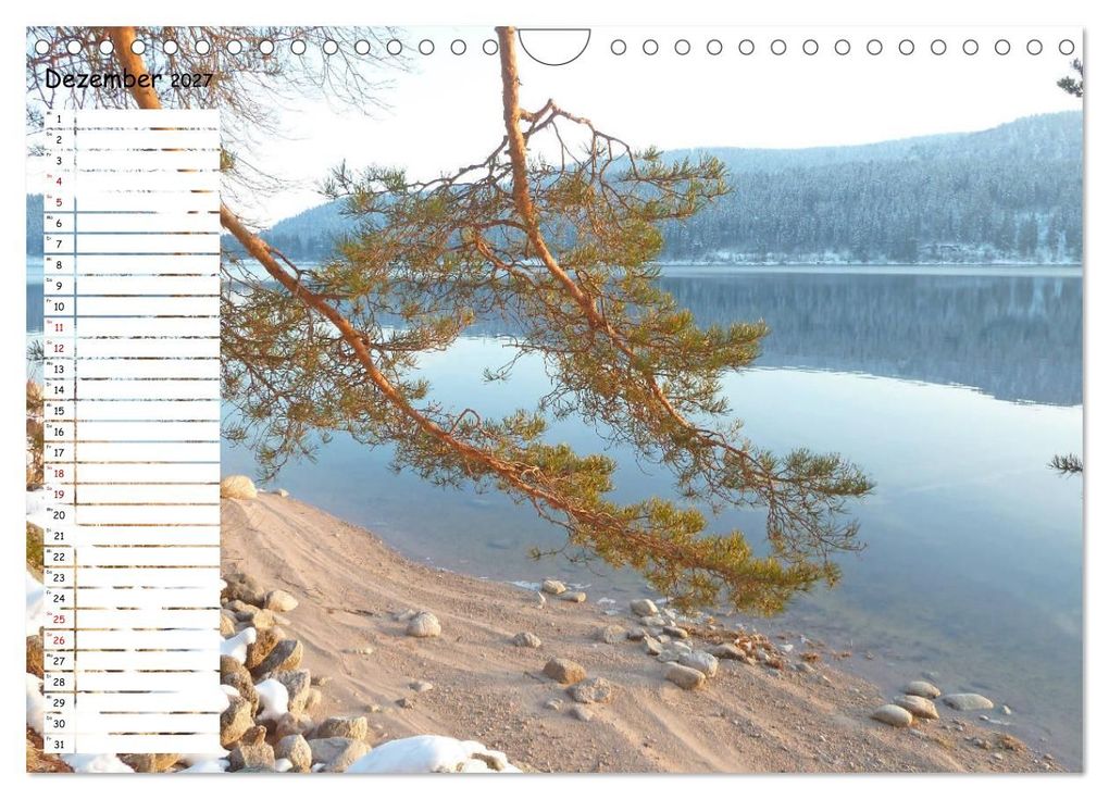 Weitere Ansicht: Einsame Natur - Terminkalender (Wandkalender 2027 DIN A4 quer), CALVENDO Monatskalender | Anita Berger, Calvendo