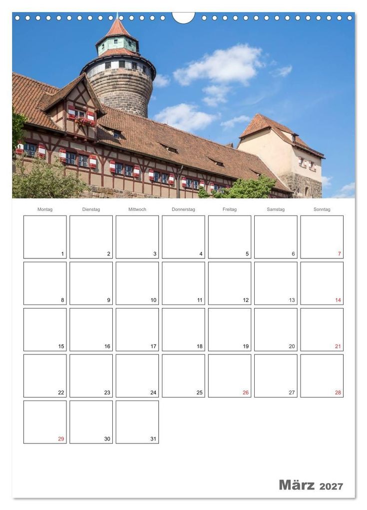 Weitere Ansicht: NÜRNBERG Bezauberndes Altstadtherz / Terminplaner (Wandkalender 2027 DIN A3 hoch), CALVENDO Monatskalender | Melanie Viola, Calvendo
