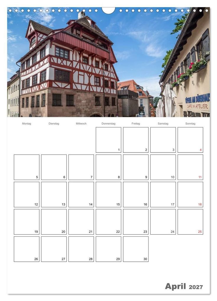 Weitere Ansicht: NÜRNBERG Bezauberndes Altstadtherz / Terminplaner (Wandkalender 2027 DIN A3 hoch), CALVENDO Monatskalender | Melanie Viola, Calvendo