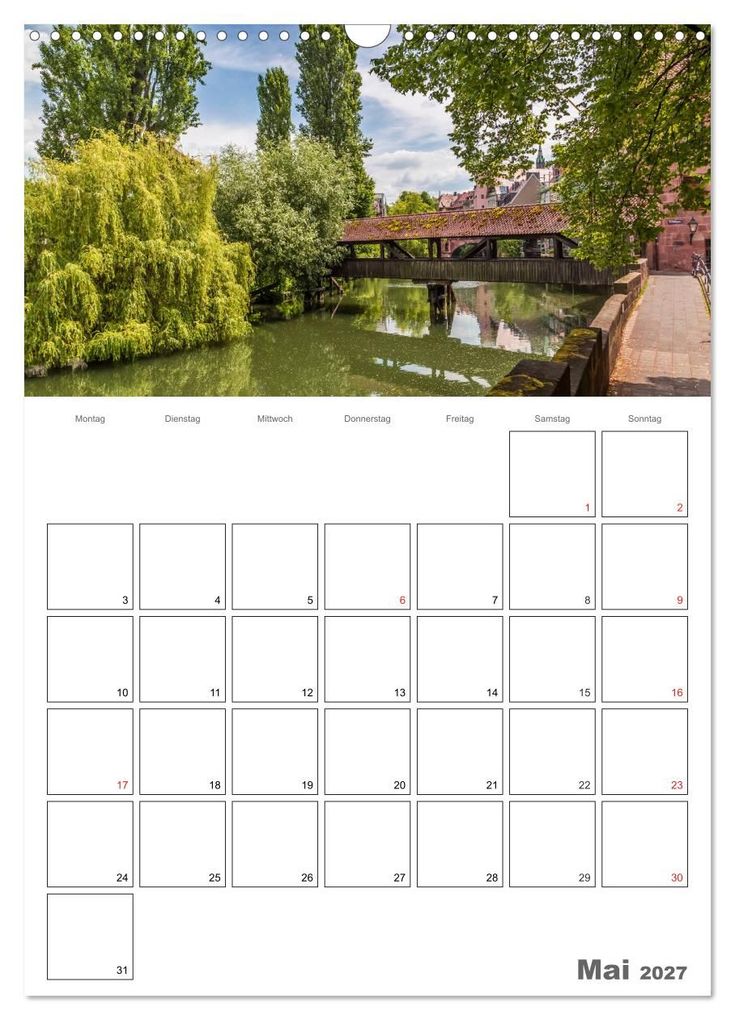 Weitere Ansicht: NÜRNBERG Bezauberndes Altstadtherz / Terminplaner (Wandkalender 2027 DIN A3 hoch), CALVENDO Monatskalender | Melanie Viola, Calvendo