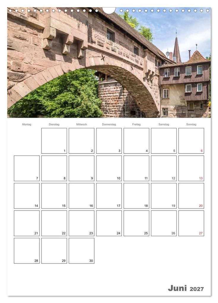 Weitere Ansicht: NÜRNBERG Bezauberndes Altstadtherz / Terminplaner (Wandkalender 2027 DIN A3 hoch), CALVENDO Monatskalender | Melanie Viola, Calvendo