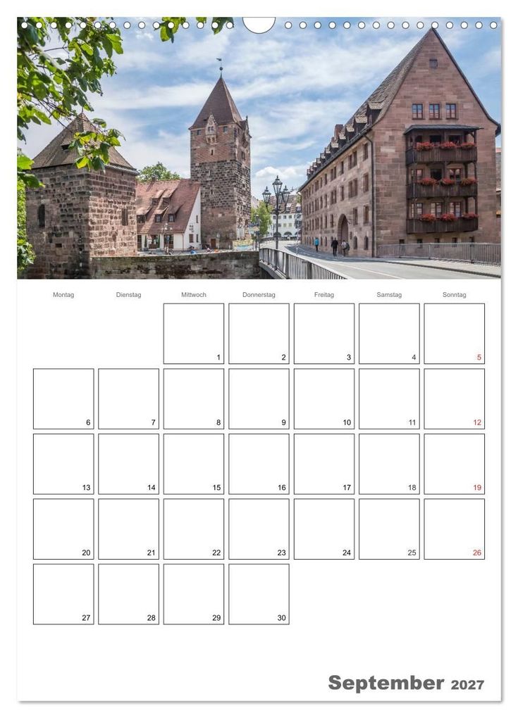 Weitere Ansicht: NÜRNBERG Bezauberndes Altstadtherz / Terminplaner (Wandkalender 2027 DIN A3 hoch), CALVENDO Monatskalender | Melanie Viola, Calvendo
