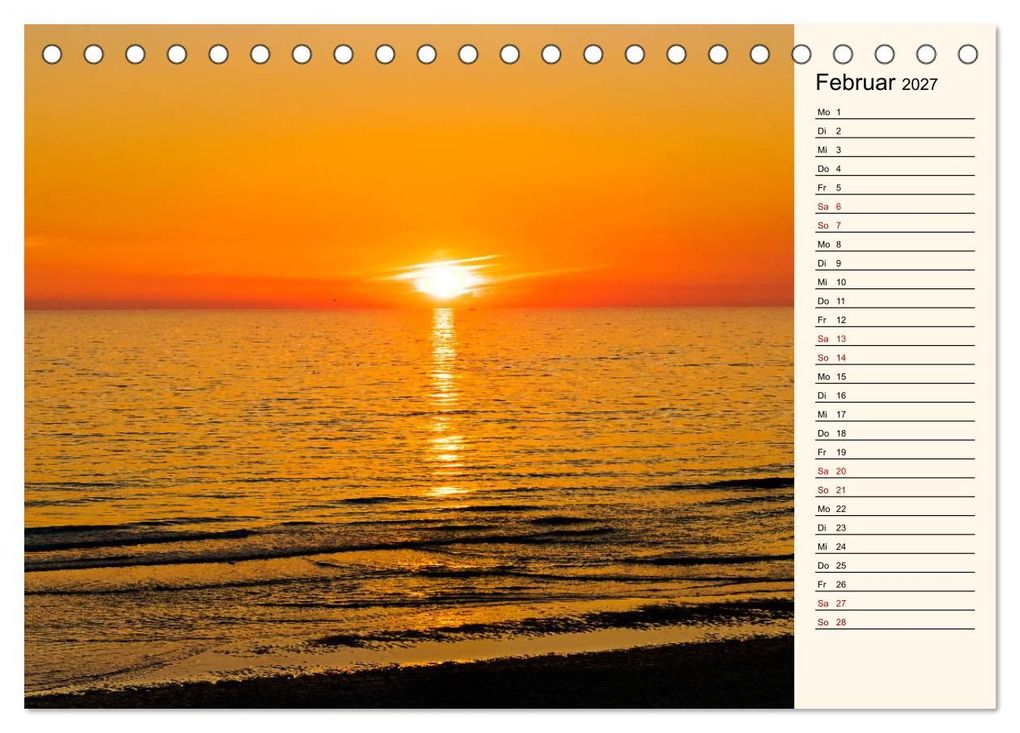 Weitere Ansicht: Langeoog Geburtstagskalender (Tischkalender 2027 DIN A5 quer), CALVENDO Monatskalender | Andrea Dreegmeyer, Calvendo