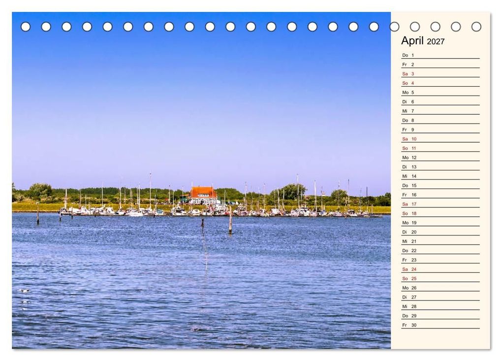 Weitere Ansicht: Langeoog Geburtstagskalender (Tischkalender 2027 DIN A5 quer), CALVENDO Monatskalender | Andrea Dreegmeyer, Calvendo