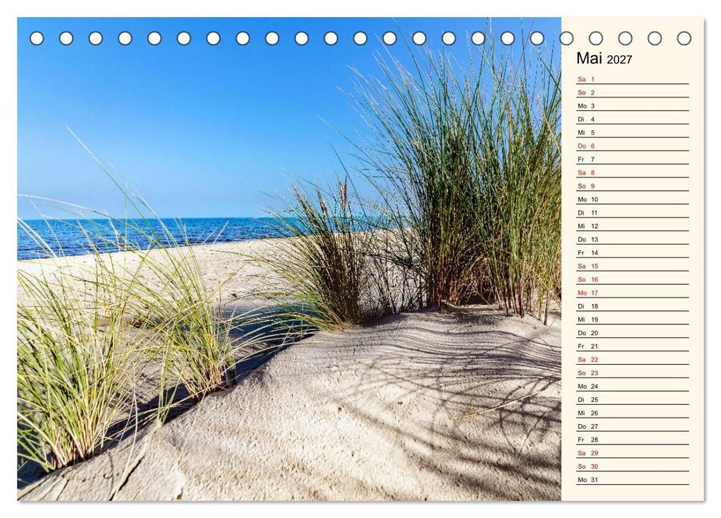 Weitere Ansicht: Langeoog Geburtstagskalender (Tischkalender 2027 DIN A5 quer), CALVENDO Monatskalender | Andrea Dreegmeyer, Calvendo
