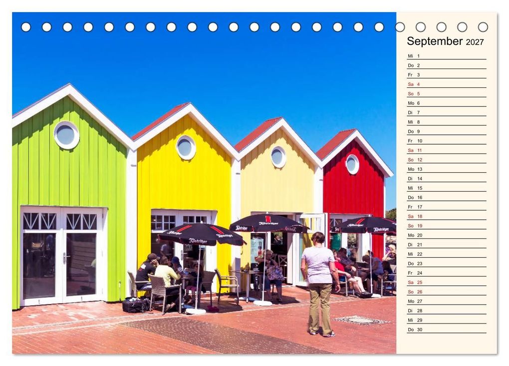 Weitere Ansicht: Langeoog Geburtstagskalender (Tischkalender 2027 DIN A5 quer), CALVENDO Monatskalender | Andrea Dreegmeyer, Calvendo