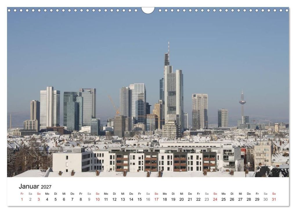 Weitere Ansicht: Frankfurt Skyline von Petrus Bodenstaff (Wandkalender 2027 DIN A3 quer), CALVENDO Monatskalender | Petrus Bodenstaff, Calvendo