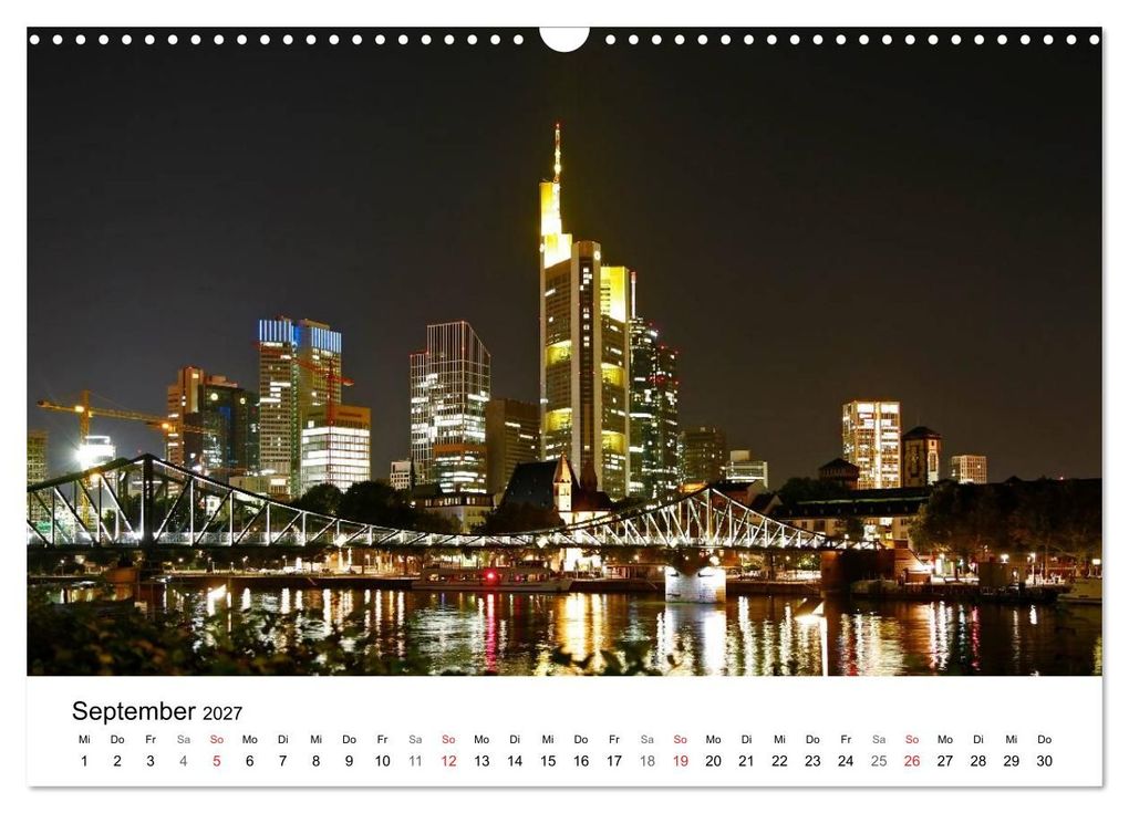 Weitere Ansicht: Frankfurt Skyline von Petrus Bodenstaff (Wandkalender 2027 DIN A3 quer), CALVENDO Monatskalender | Petrus Bodenstaff, Calvendo