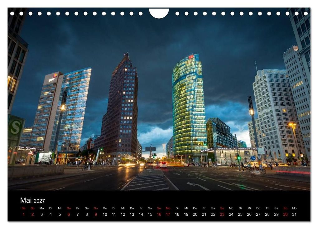 Weitere Ansicht: Die Blaue Stunde in Berlin (Wandkalender 2027 DIN A4 quer), CALVENDO Monatskalender | Fotoatelier Berlin, Calvendo