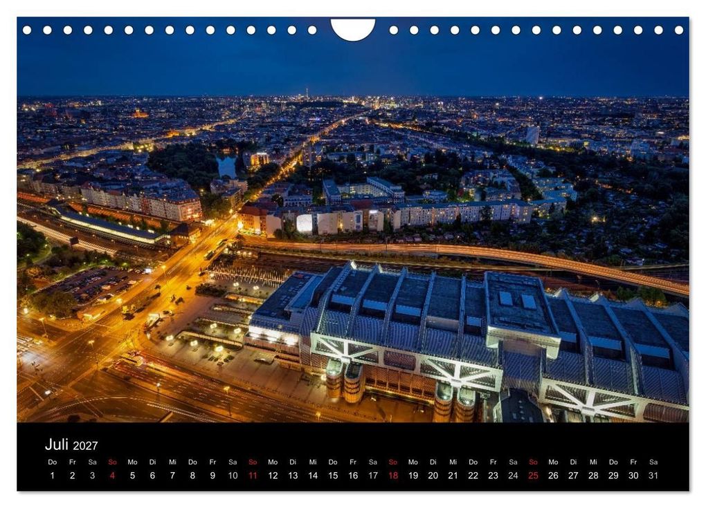 Weitere Ansicht: Die Blaue Stunde in Berlin (Wandkalender 2027 DIN A4 quer), CALVENDO Monatskalender | Fotoatelier Berlin, Calvendo