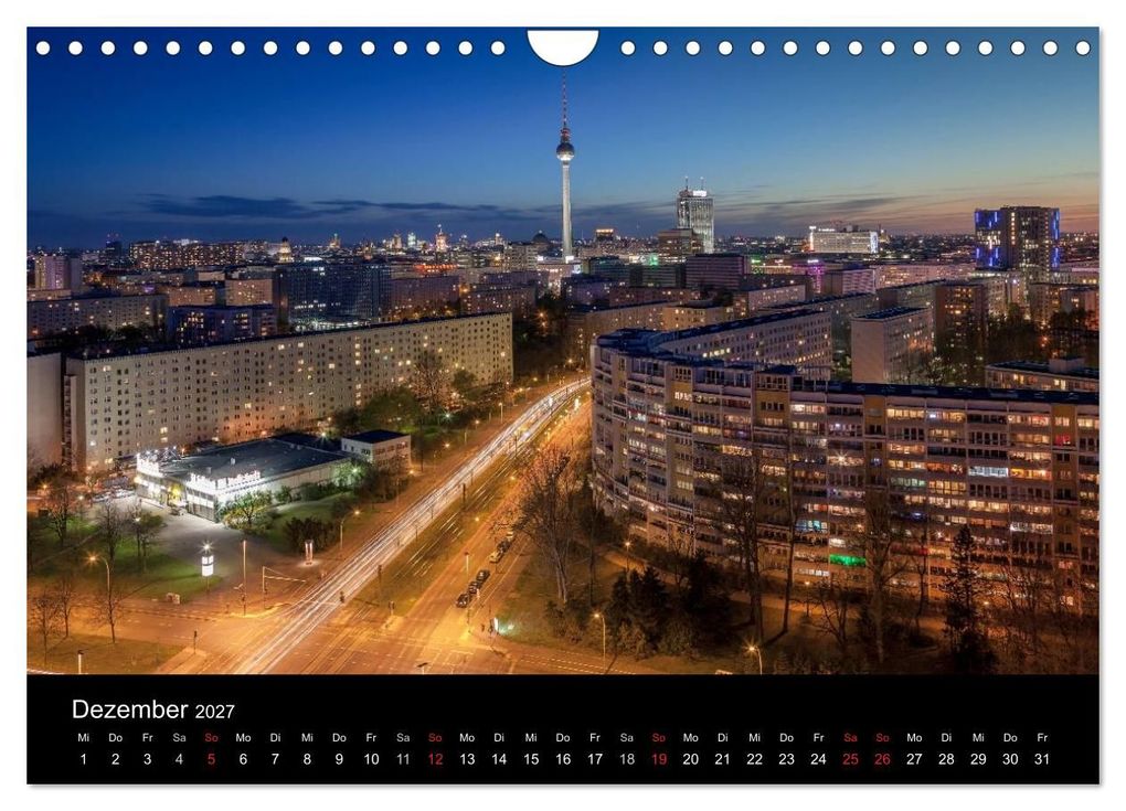 Weitere Ansicht: Die Blaue Stunde in Berlin (Wandkalender 2027 DIN A4 quer), CALVENDO Monatskalender | Fotoatelier Berlin, Calvendo