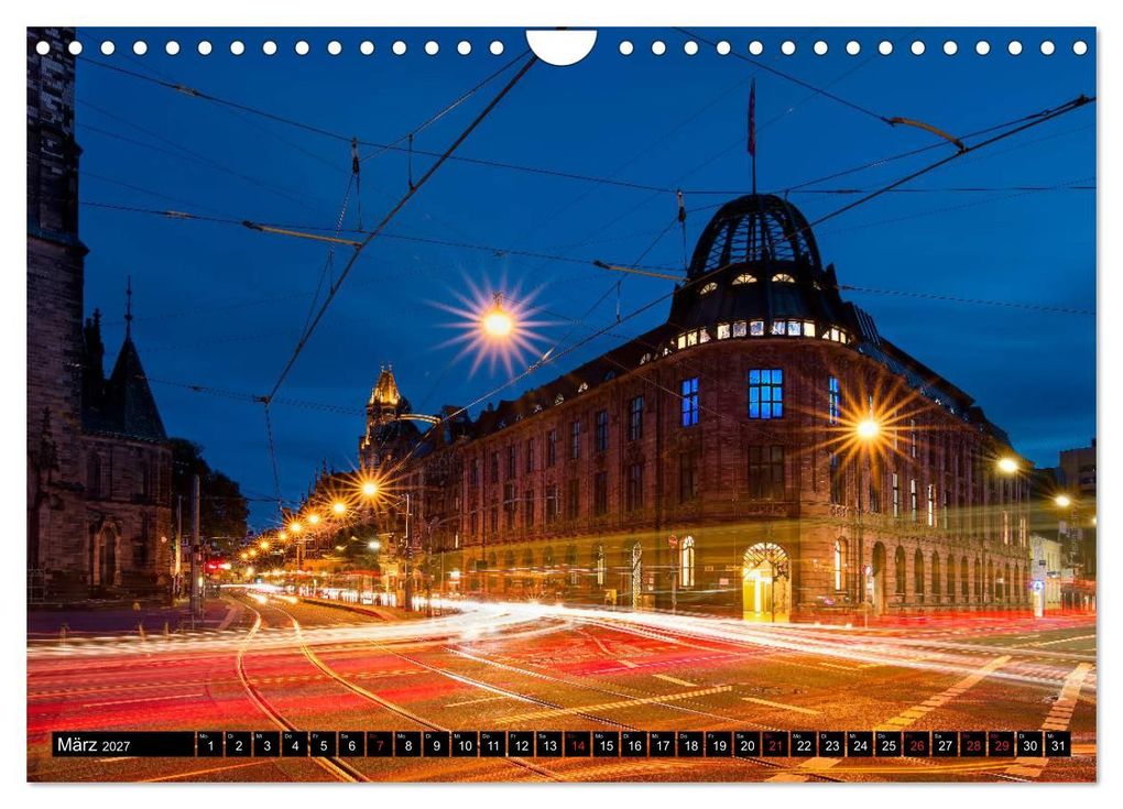 Weitere Ansicht: City Lights Saarbrücken (Wandkalender 2027 DIN A4 quer), CALVENDO Monatskalender | Bettina Dittmann, Calvendo